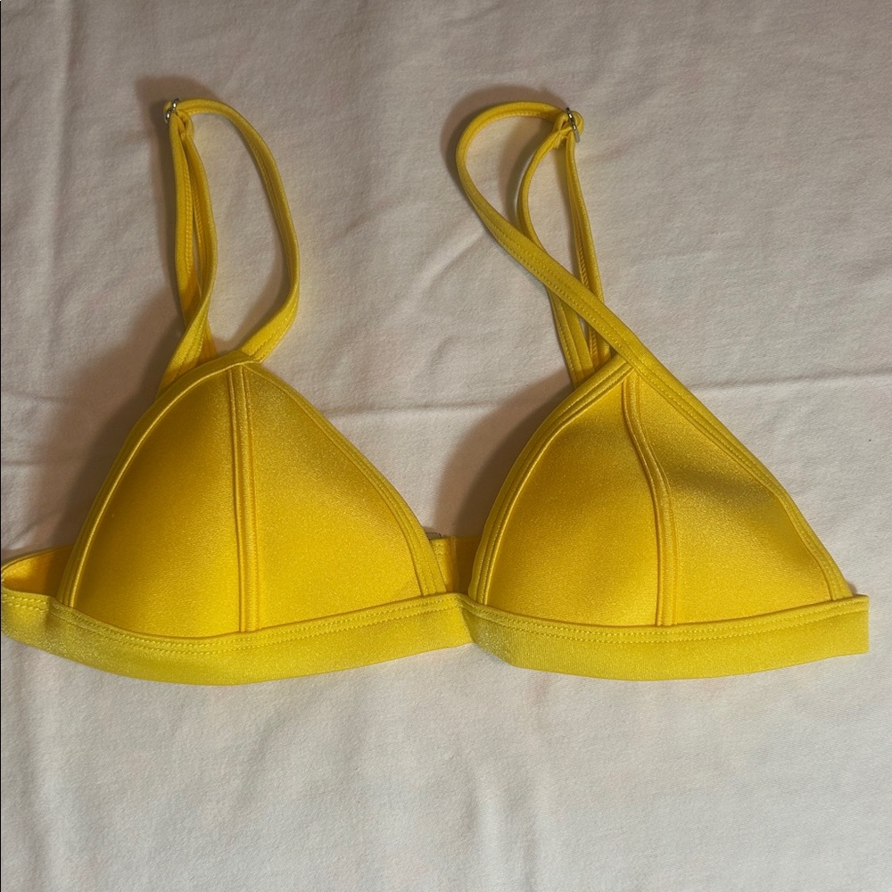 Sunny Yellow Bikini Top